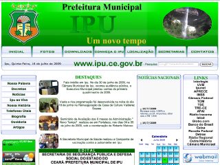 Thumbnail do site Prefeitura Municipal de Ipu