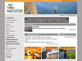 Thumbnail do site Prefeitura Municipal de Varjota