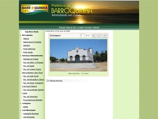 Thumbnail do site Prefeitura Municipal de Barroquinha