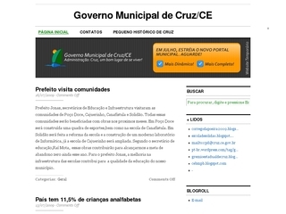 Thumbnail do site Prefeitura Municipal de Cruz