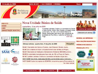 Thumbnail do site Prefeitura Municipal de Sobral