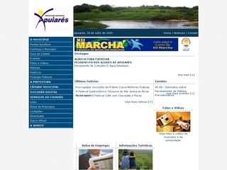 Thumbnail do site Prefeitura Municipal de Apuiars