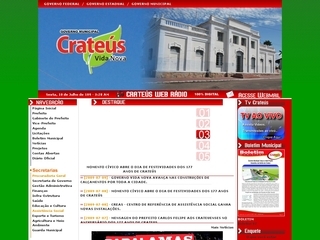 Thumbnail do site Prefeitura Municipal de Crates