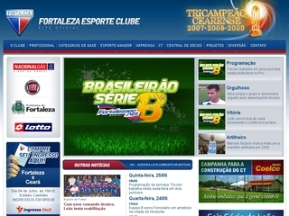 Thumbnail do site Fortaleza Esporte Clube