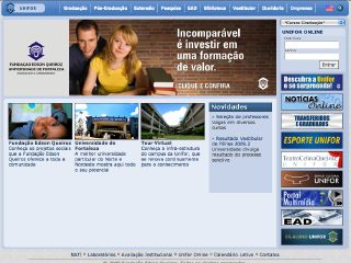 Thumbnail do site Universidade de Fortaleza - UNIFOR