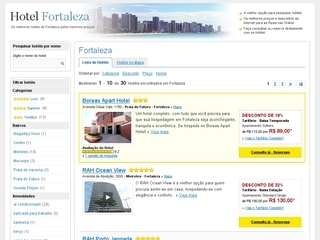 Thumbnail do site Hotel-Fortaleza.com - Conhea aqui os hotis de Fortaleza
