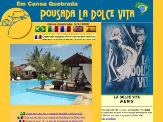 Thumbnail do site Pousada Hotel La Dolce Vita