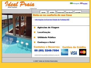 Thumbnail do site Ideal Praia Hotel
