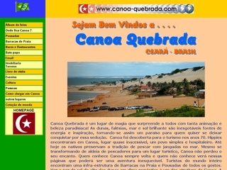 Thumbnail do site Canoa-Quebrada.com