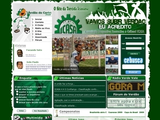 Thumbnail do site Icasa - Verdão do Cariri