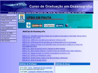 Thumbnail do site Curso de Graduao em Oceanografia