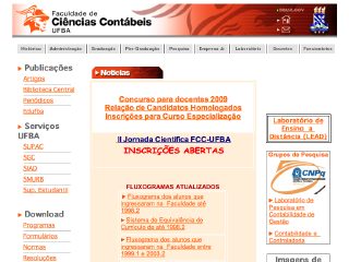 Thumbnail do site Faculdade de Cincias Contbeis