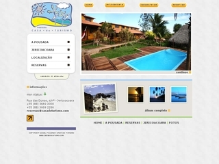 Thumbnail do site Pousada Casa do Turismo