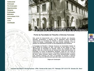 Thumbnail do site Faculdade de Filosofia e Cincias Humanas
