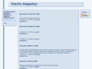 Thumbnail do site Blog de Riacho Alagadio