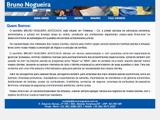 Thumbnail do site Bruno Nogueira Advogados Associados