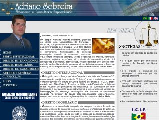 Thumbnail do site Adriano Sobreira - Advocacia e Consultoria Especializada