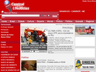Thumbnail do site Central de Noticias de Quixad