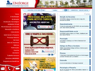 Thumbnail do site Faculdades Jorge Amado