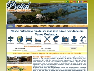 Thumbnail do site Portal turstico de Canoa Quebrada