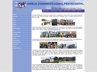 Thumbnail do site Igreja Congregational Pentecostal