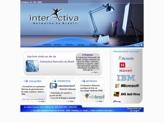 Thumbnail do site Interactiva Networks do Brasil