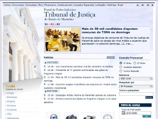 Thumbnail do site Portal do Poder Judiciário do Estado do Maranhão