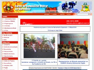 Thumbnail do site Corpo de Bombeiros Militar do Maranhão