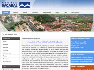 Thumbnail do site Prefeitura Municipal de Bacabal