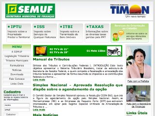 Thumbnail do site Prefeitura Municipal de Timon