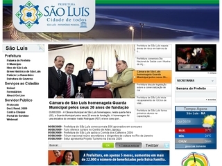 Thumbnail do site Prefeitura Municipal de So Lus