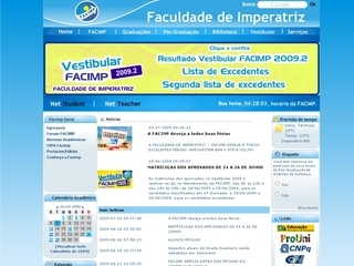 Thumbnail do site FACIMP - Faculdade de Imperatriz