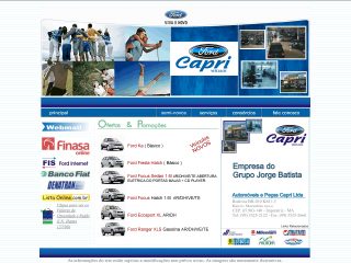 Thumbnail do site Automveis e Peas Capri Ltda