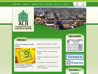 Thumbnail do site ACII - Associao Comercial e Industrial de Imperatriz