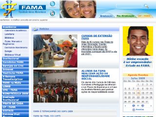 Thumbnail do site FAMA - Faculdade Atenas Maranhense