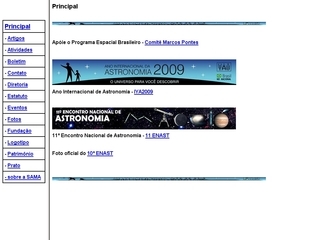 Thumbnail do site SAMA - Sociedade Astronmica Maranhense de Amadore