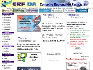 Thumbnail do site Conselho Regional de Farmcia - Bahia