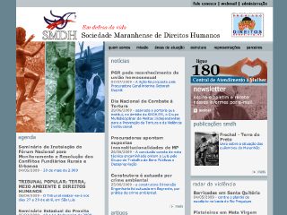 Thumbnail do site SMDH - Sociedade Maranhense de Direitos Humanos