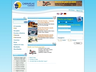 Thumbnail do site Caravelas Turismo