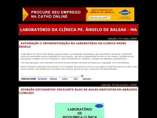 Thumbnail do site Clínica Padre Ângelo de Lassalandra de Balsas
