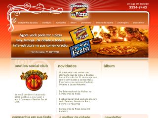 Thumbnail do site Companhia da Pizza