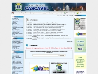 Thumbnail do site Prefeitura do Municpio de Cascavel