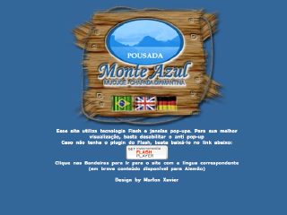 Thumbnail do site Pousada Monte Azul