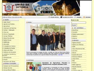Thumbnail do site Prefeitura Municipal de União da Vitória