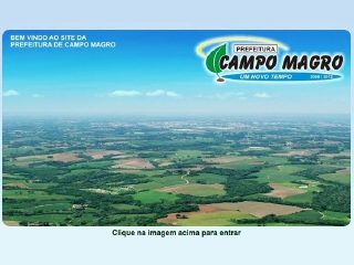 Thumbnail do site Prefeitura Municipal de Campo Magro