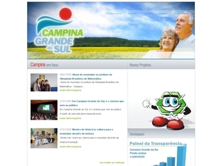 Thumbnail do site Prefeitura Municipal de Campina Grande do Sul