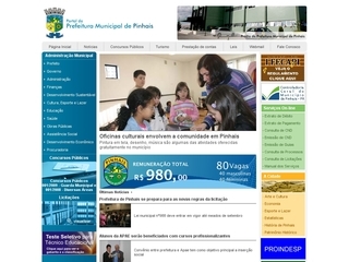 Thumbnail do site Prefeitura Municipal de Pinhais
