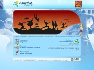 Thumbnail do site Aguativa Resort