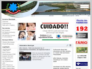 Thumbnail do site Prefeitura Municipal de So Miguel do Iguau 