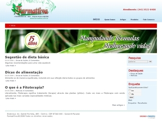 Thumbnail do site Farmattiva - Farmcia de Manipulao